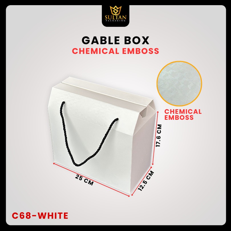 Box Hampers / Gable Box / Kotak Souvenir Hadiah / 25x12,5x17,5cm / C68 - Image 3