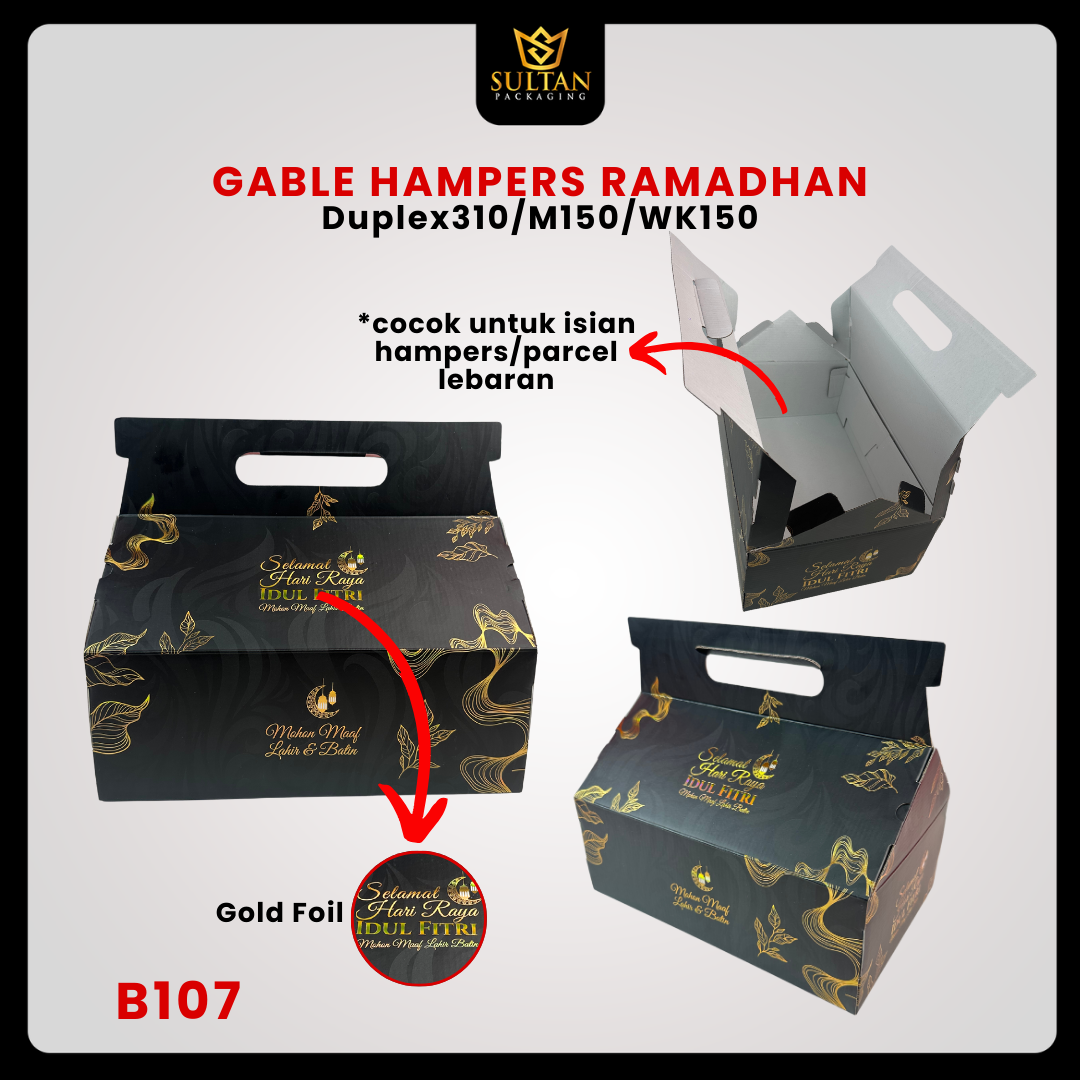 Box Hampers/Box Lebaran/Gable Box/Kue Kering/ B107 - Image 2