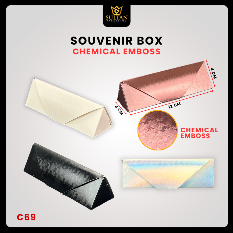 Souvenir Box - Kotak Sampel Parfume - Box Lipstik - Premium - Uk. 12x4x4cm - C69