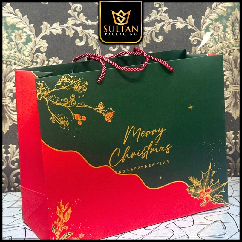 Paper Bag Natal / Crishtmas Edition / Premium / Tas Kado / 37,5x15x30cm / PB28 - Image 4
